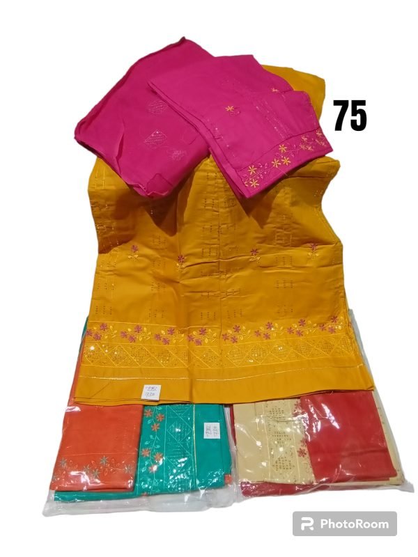Cotton suit Poshak